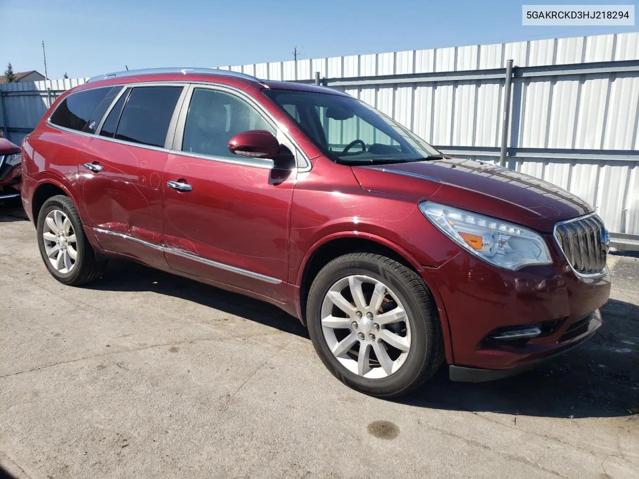 2017 Buick Enclave VIN: 5GAKRCKD3HJ218294 Lot: 70376464