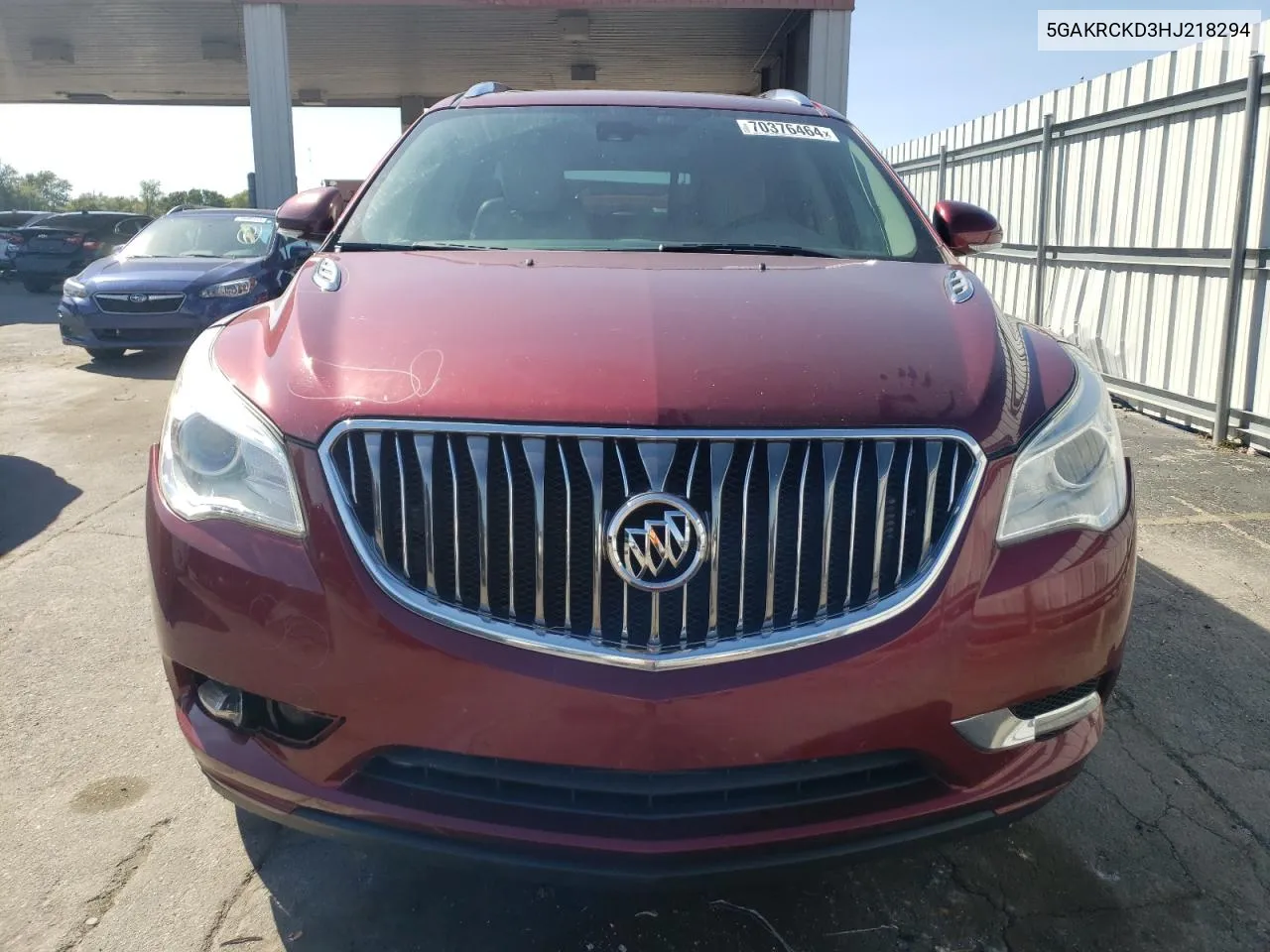 2017 Buick Enclave VIN: 5GAKRCKD3HJ218294 Lot: 70376464