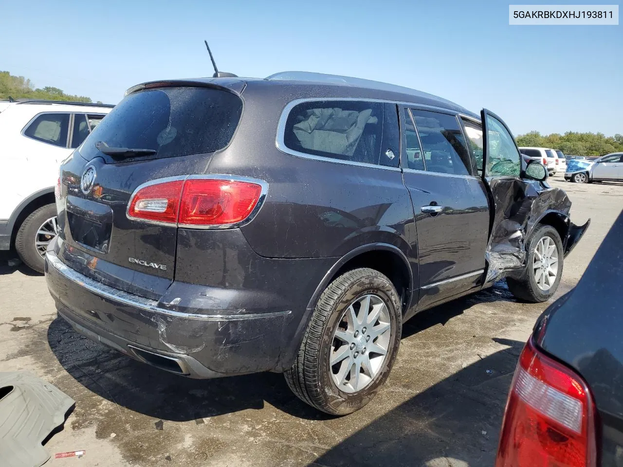 2017 Buick Enclave VIN: 5GAKRBKDXHJ193811 Lot: 70657884