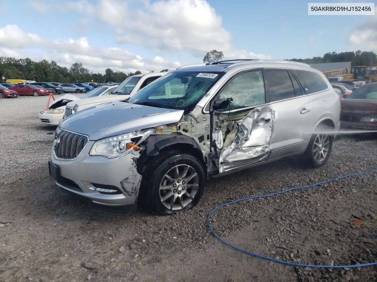 2017 Buick Enclave VIN: 5GAKRBKD9HJ152456 Lot: 72900124