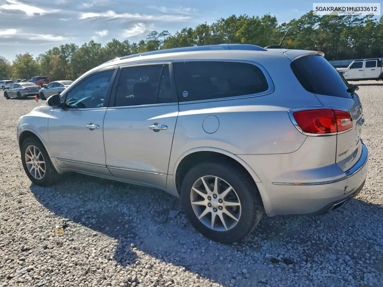 5GAKRAKD1HJ333612 2017 Buick Enclave