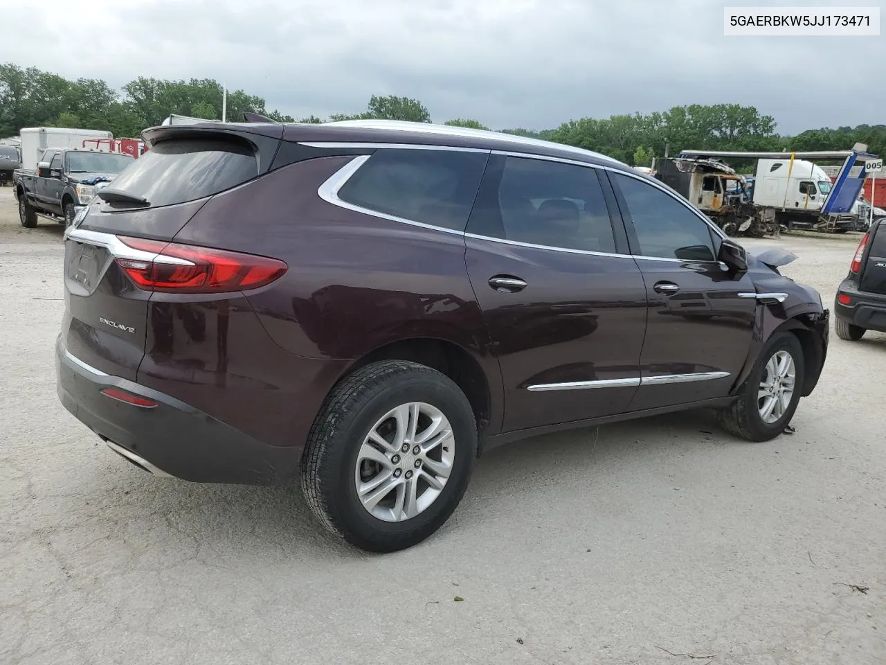 2018 Buick Enclave Essence VIN: 5GAERBKW5JJ173471 Lot: 56454374