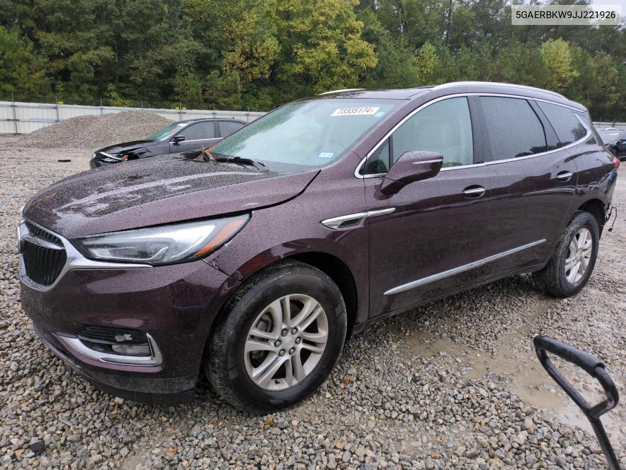 2018 Buick Enclave Essence VIN: 5GAERBKW9JJ221926 Lot: 73335174