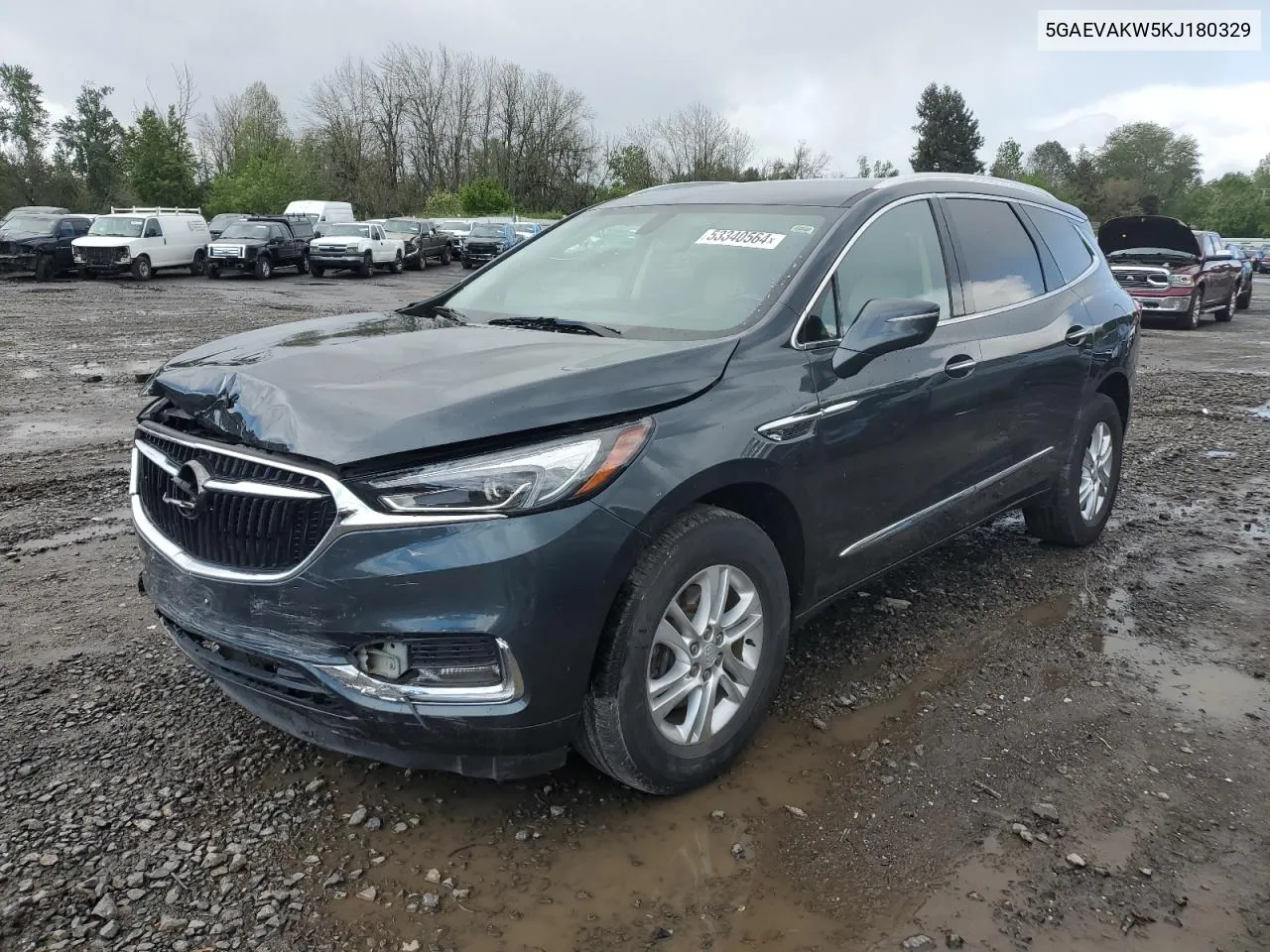 2019 Buick Enclave Essence VIN: 5GAEVAKW5KJ180329 Lot: 53340564