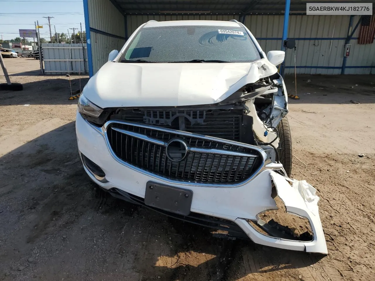 2019 Buick Enclave Essence VIN: 5GAERBKW4KJ182776 Lot: 69542074