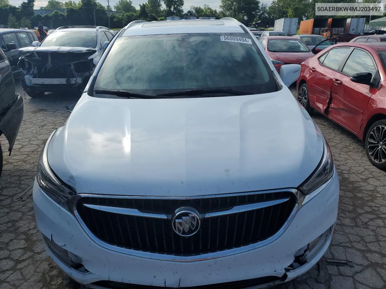 2021 Buick Enclave Essence VIN: 5GAERBKW4MJ203497 Lot: 56009494