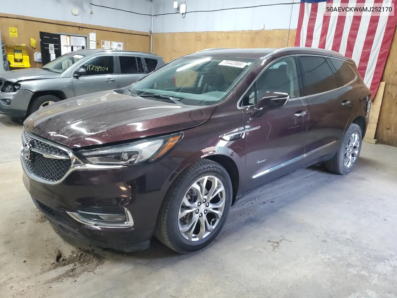 2021 Buick Enclave Avenir VIN: 5GAEVCKW6MJ252170 Lot: 70442004