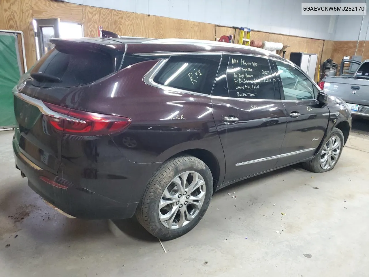 2021 Buick Enclave Avenir VIN: 5GAEVCKW6MJ252170 Lot: 70442004