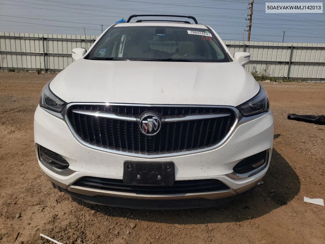 2021 Buick Enclave Essence VIN: 5GAEVAKW4MJ142013 Lot: 70842424