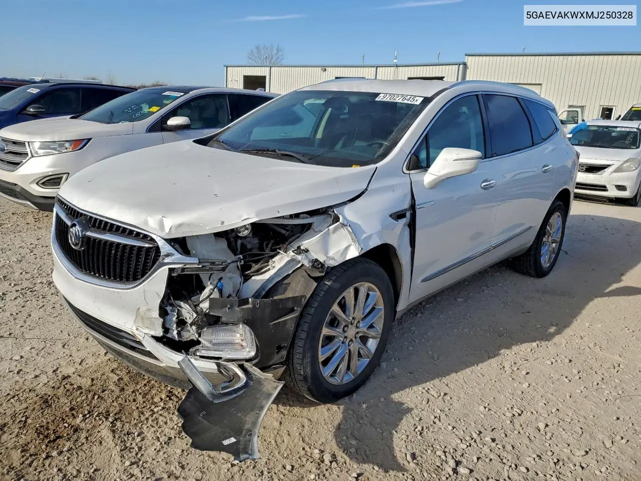 5GAEVAKWXMJ250328 2021 Buick Enclave Essence