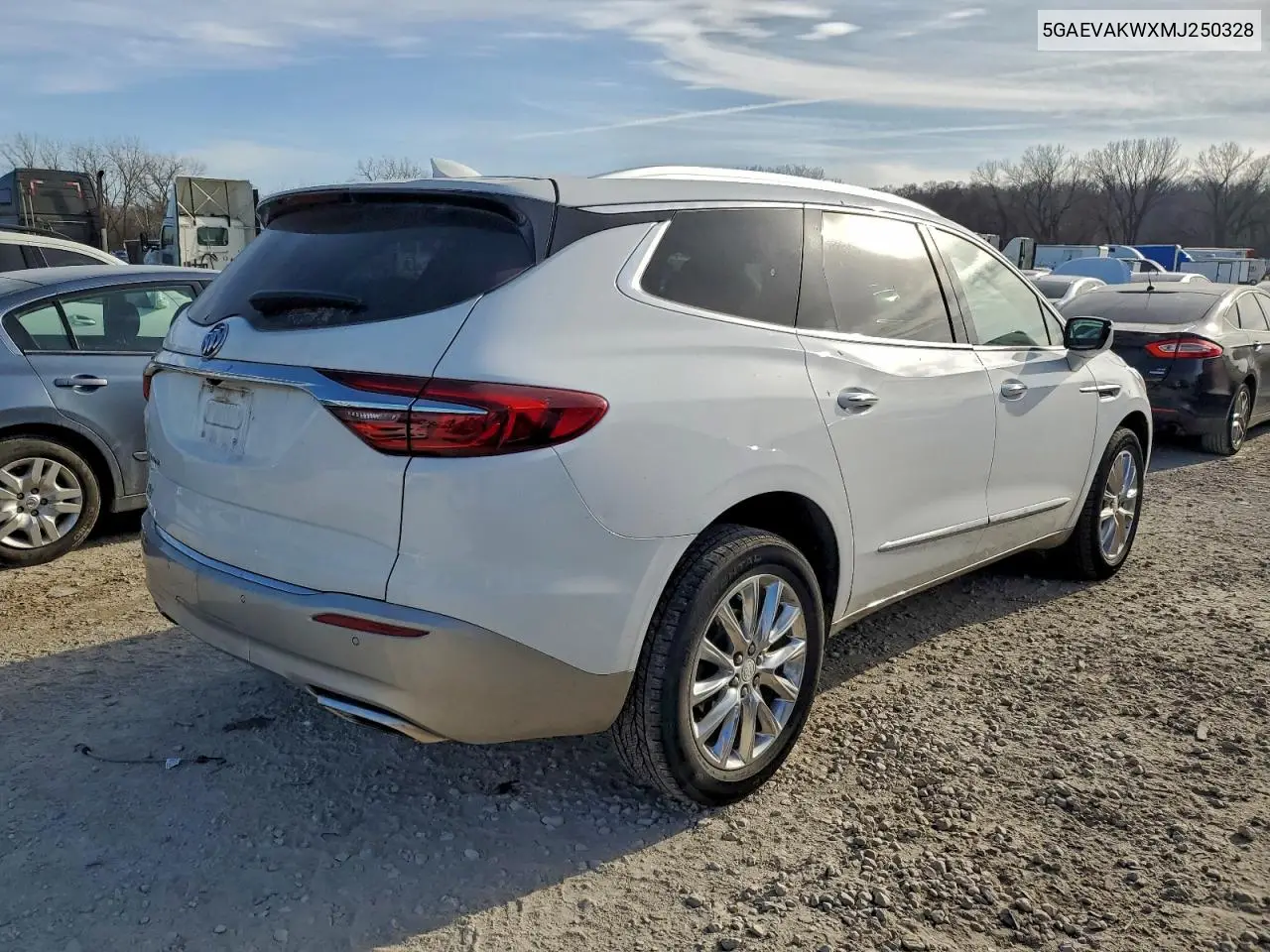 5GAEVAKWXMJ250328 2021 Buick Enclave Essence