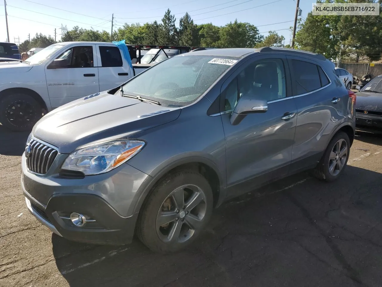 KL4CJBSB5EB716922 2014 Buick Encore Convenience