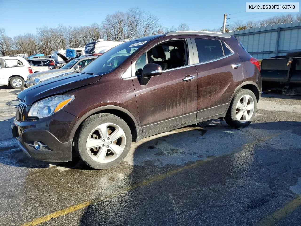 2015 Buick Encore Convenience VIN: KL4CJBSB8FB163748 Lot: 42555544