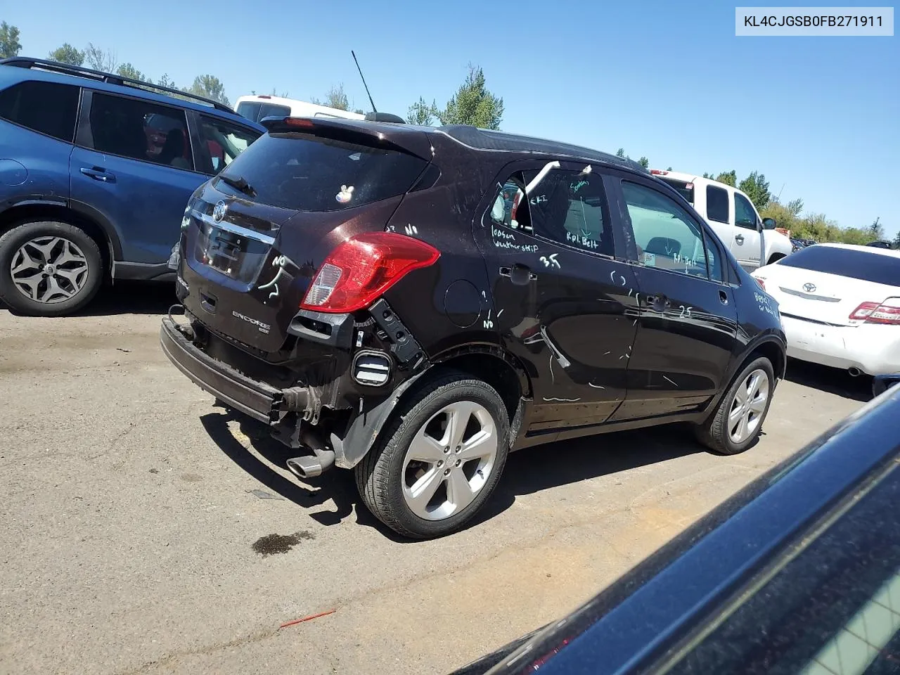 2015 Buick Encore VIN: KL4CJGSB0FB271911 Lot: 51001714