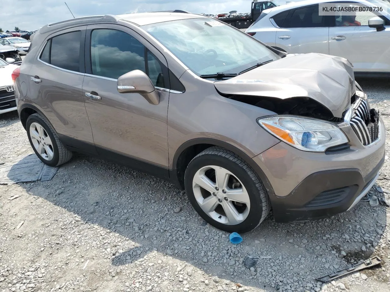 2015 Buick Encore VIN: KL4CJASB0FB078736 Lot: 66391224