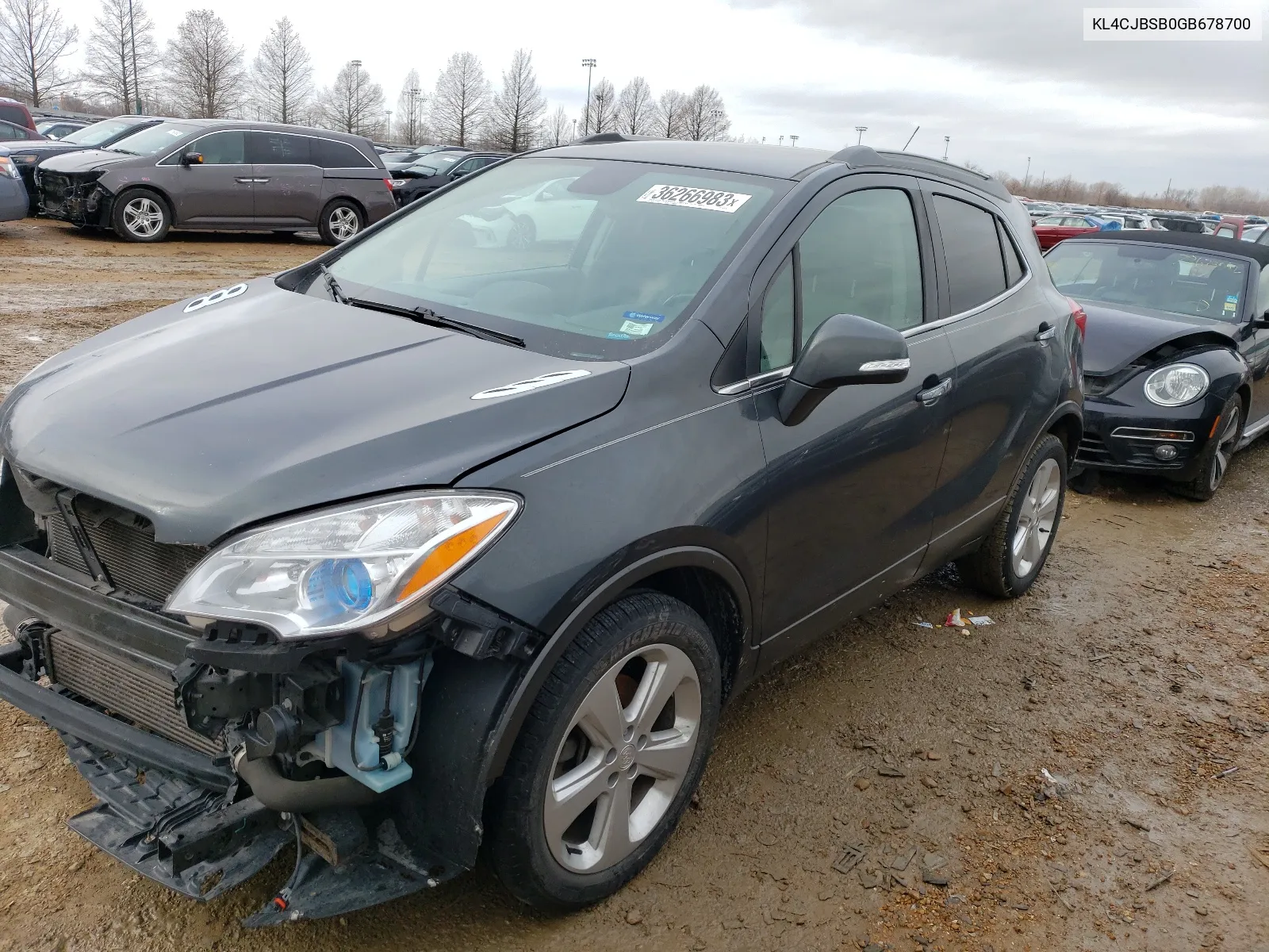 2015 Buick Encore Convenience VIN: KL4CJBSB0GB678700 Lot: 66845694