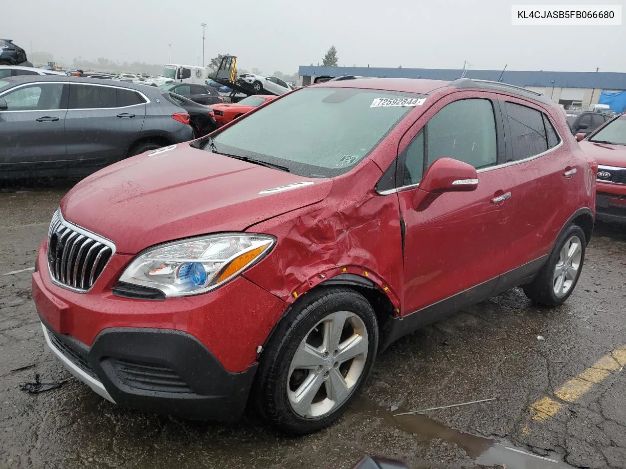 2015 Buick Encore VIN: KL4CJASB5FB066680 Lot: 72592844