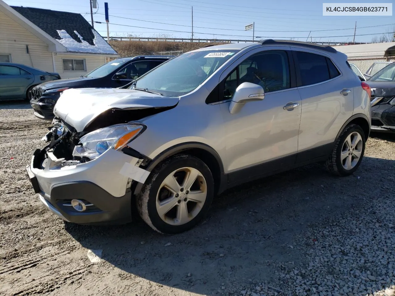 2016 Buick Encore VIN: KL4CJCSB4GB623771 Lot: 43556664