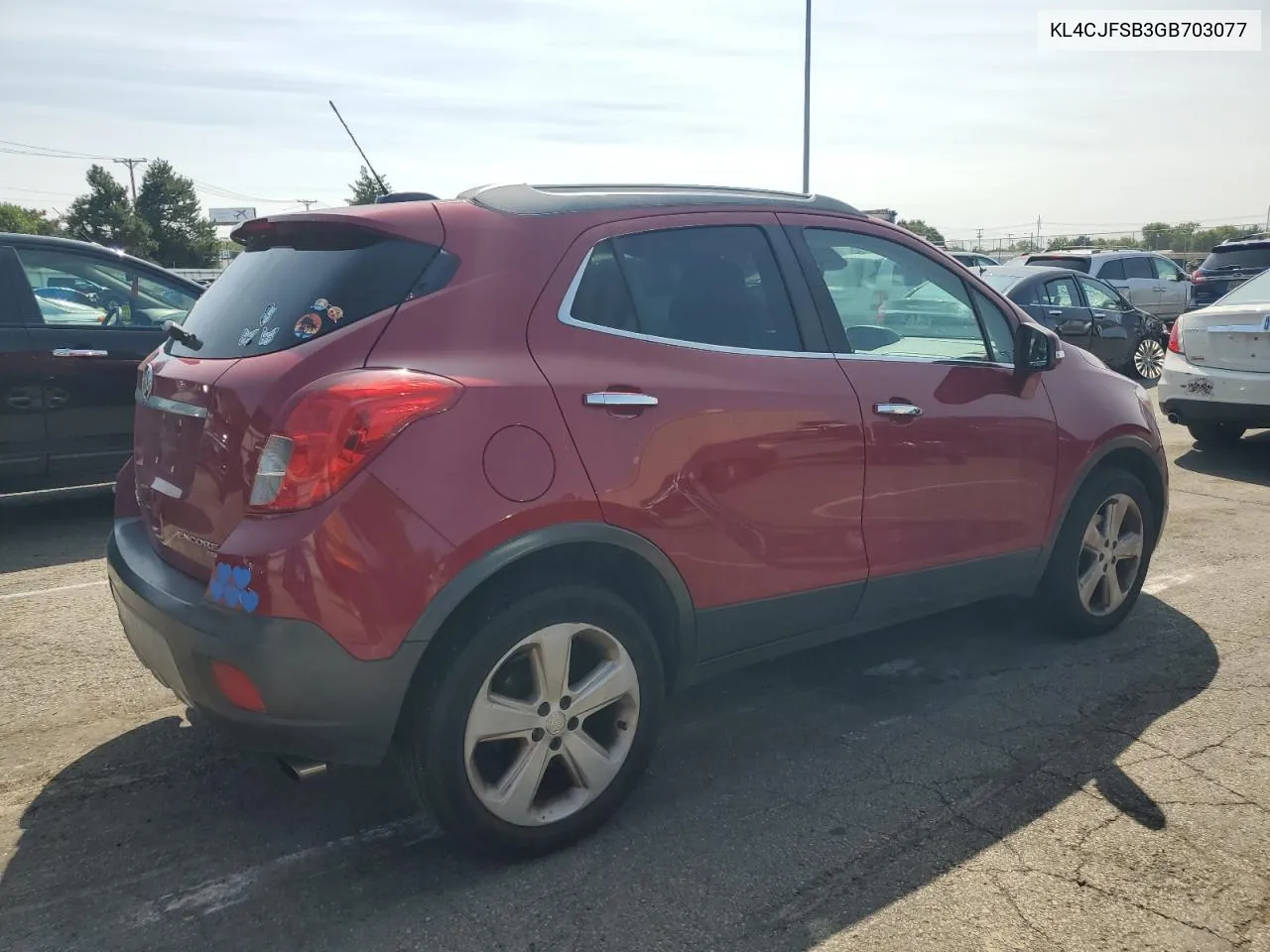 2016 Buick Encore Convenience VIN: KL4CJFSB3GB703077 Lot: 68389444