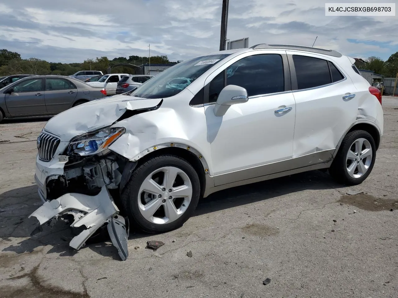 2016 Buick Encore VIN: KL4CJCSBXGB698703 Lot: 71660894