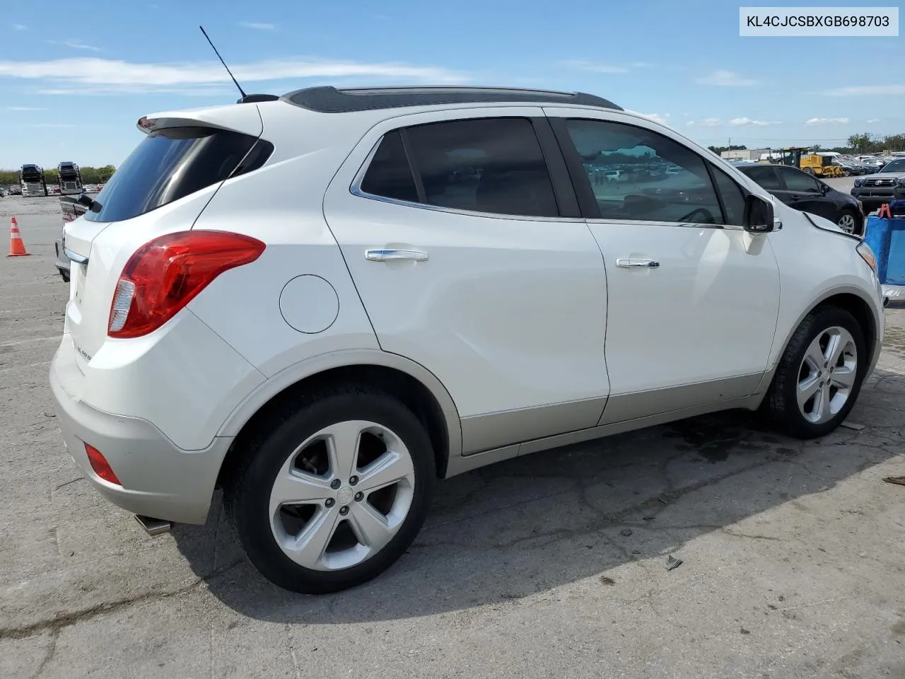 2016 Buick Encore VIN: KL4CJCSBXGB698703 Lot: 71660894