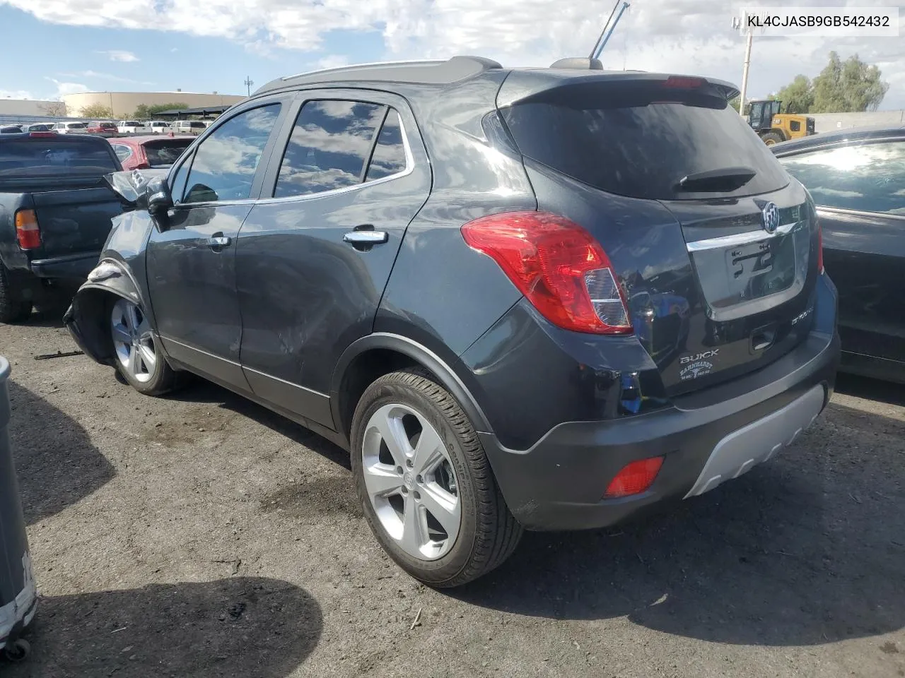 2016 Buick Encore VIN: KL4CJASB9GB542432 Lot: 71997614