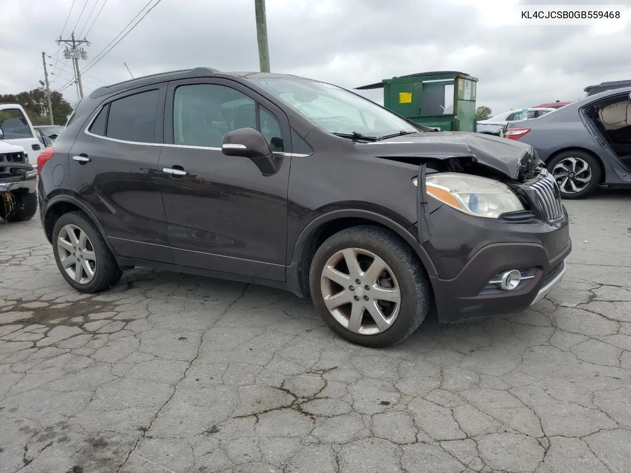 2016 Buick Encore VIN: KL4CJCSB0GB559468 Lot: 72493454