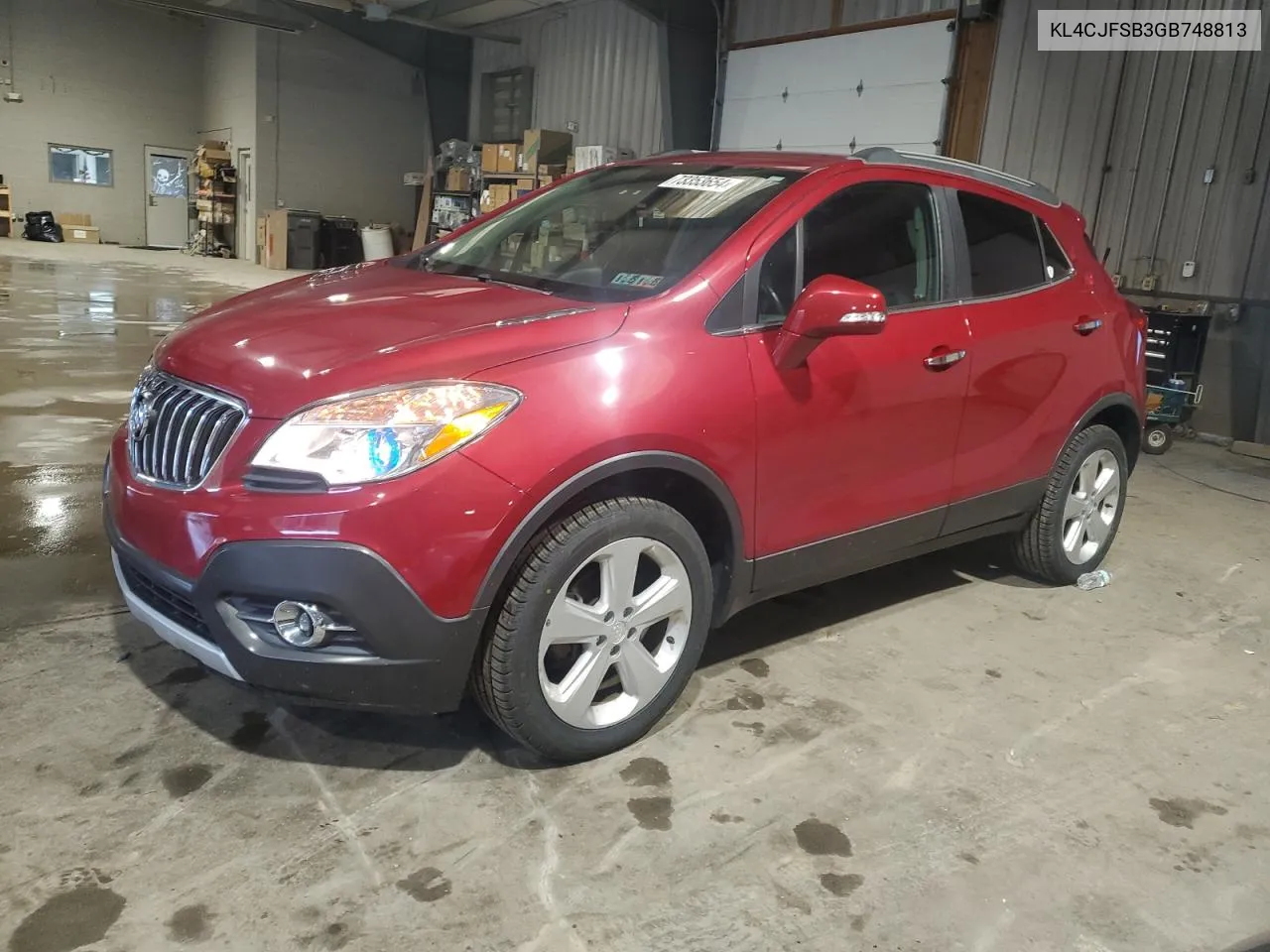 2016 Buick Encore Convenience VIN: KL4CJFSB3GB748813 Lot: 73353654