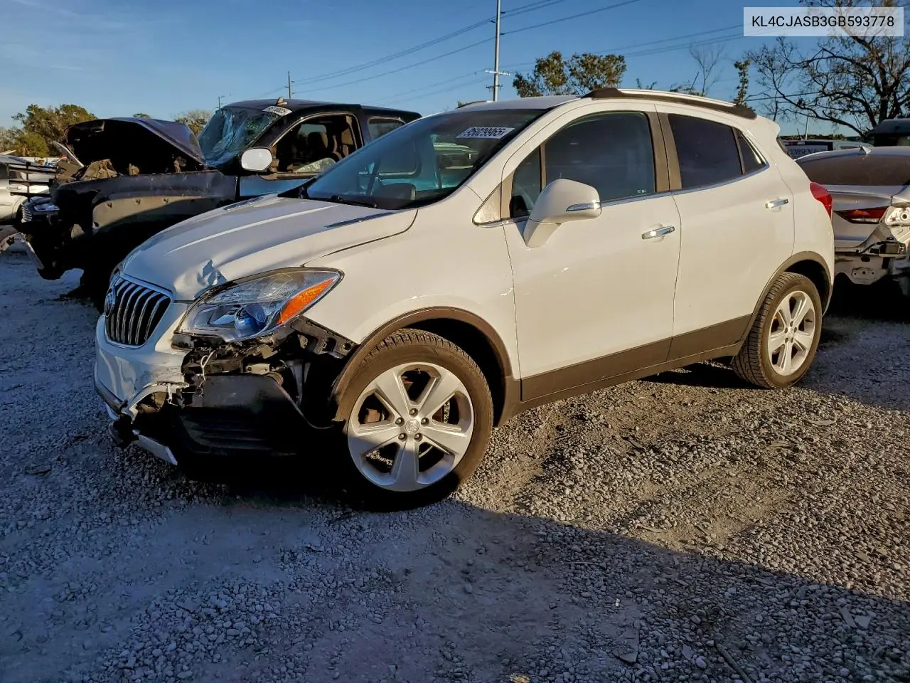 KL4CJASB3GB593778 2016 Buick Encore
