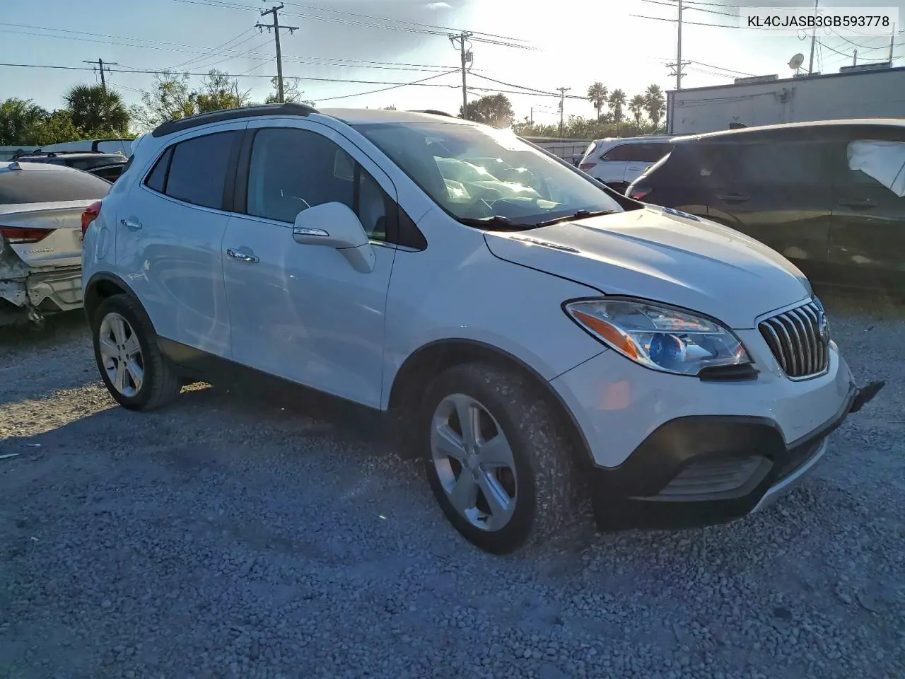 KL4CJASB3GB593778 2016 Buick Encore
