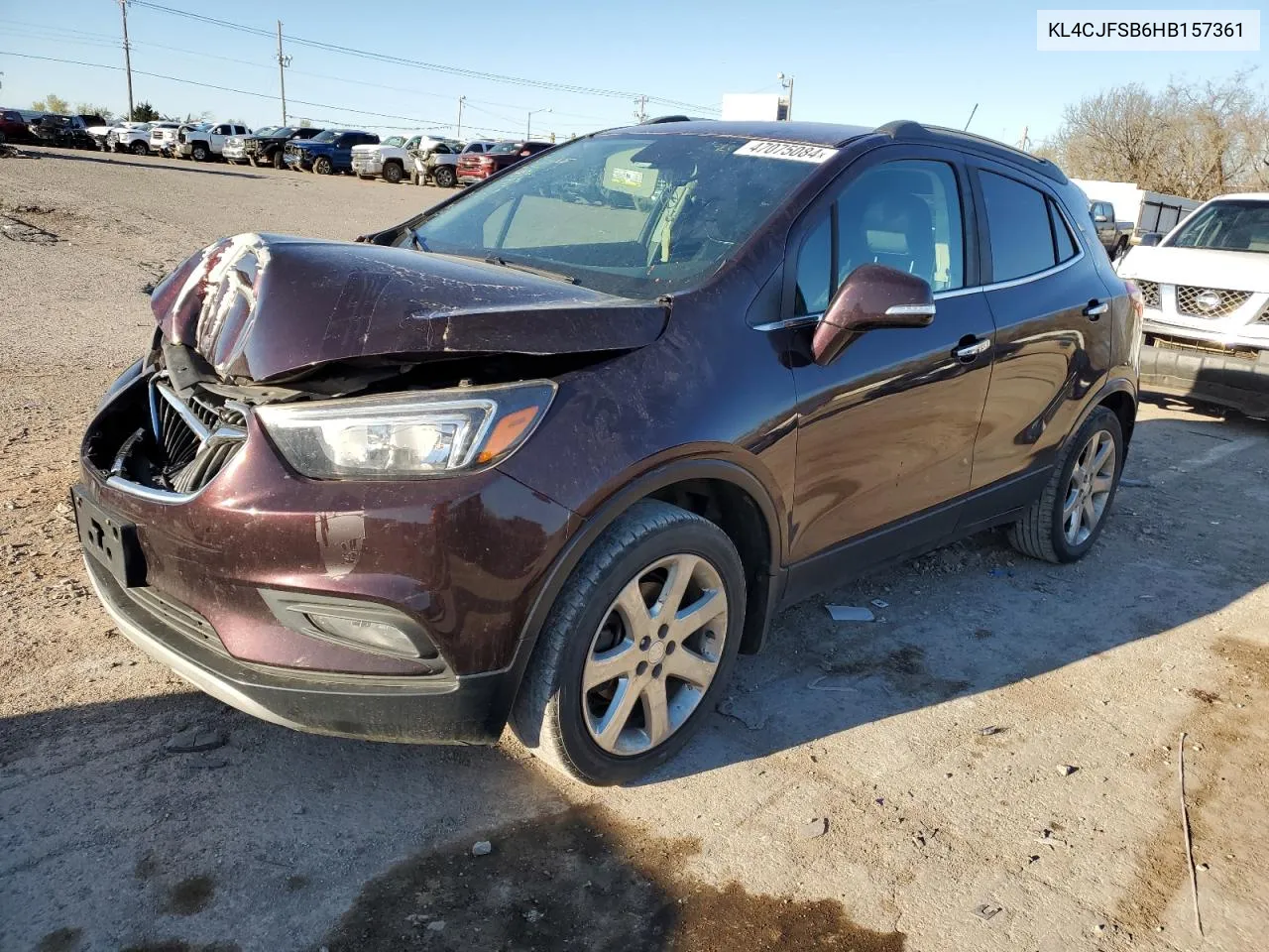 2017 Buick Encore Preferred Ii VIN: KL4CJFSB6HB157361 Lot: 47075084