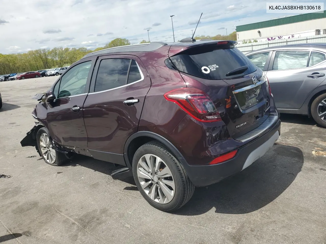 2017 Buick Encore Preferred VIN: KL4CJASBXHB130618 Lot: 53891694