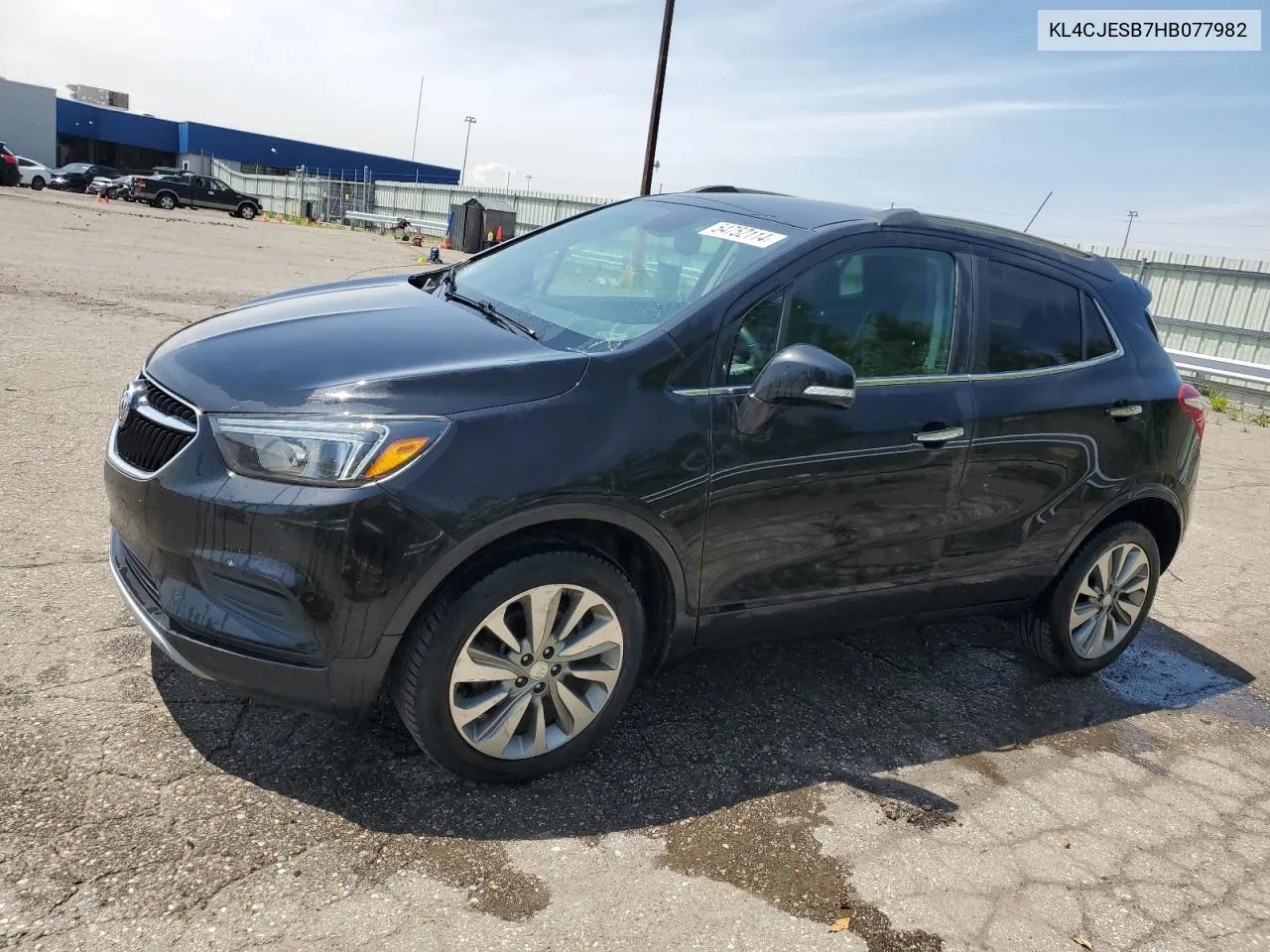 2017 Buick Encore Preferred VIN: KL4CJESB7HB077982 Lot: 54752114