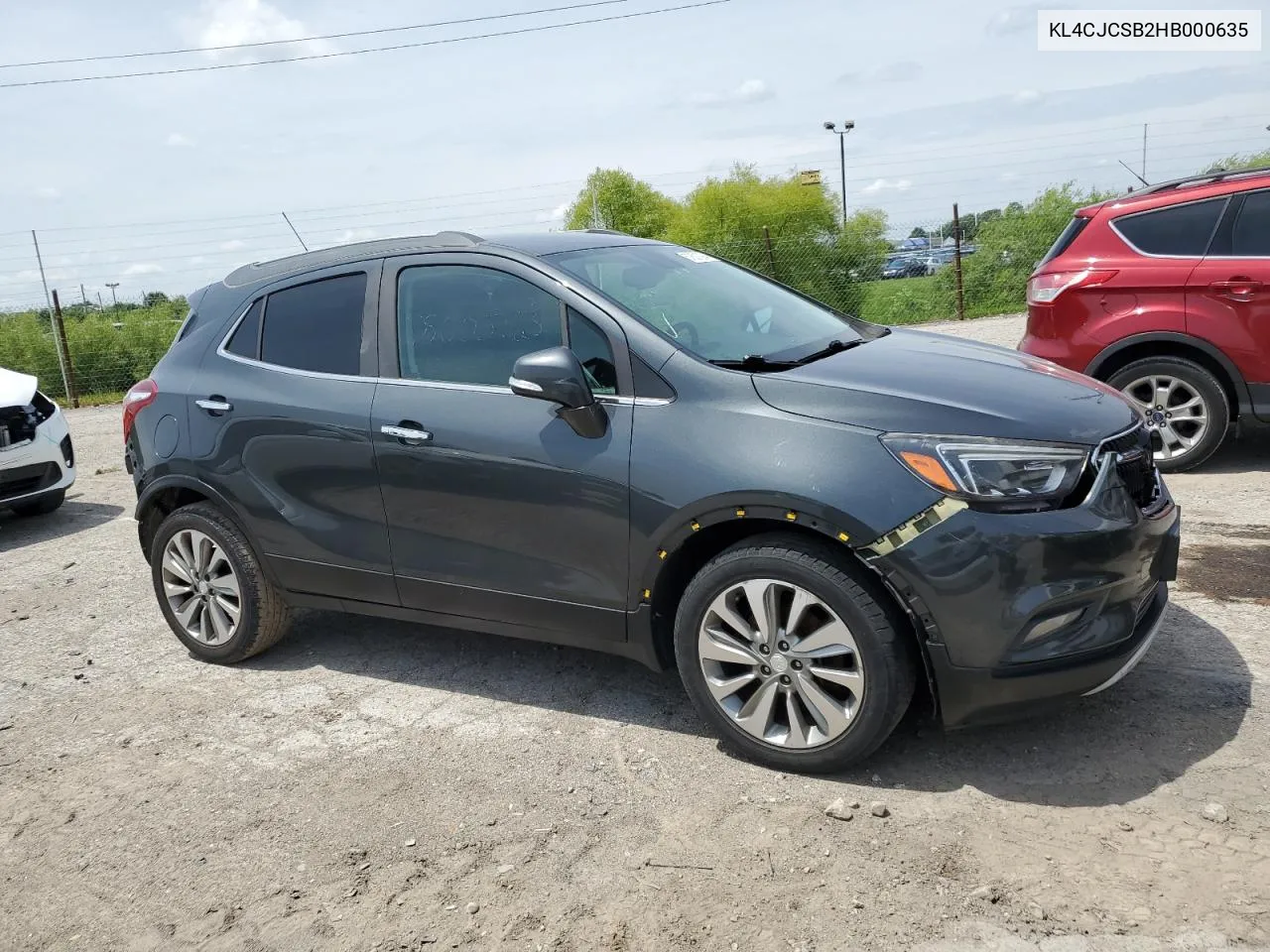 2017 Buick Encore Essence VIN: KL4CJCSB2HB000635 Lot: 57621294