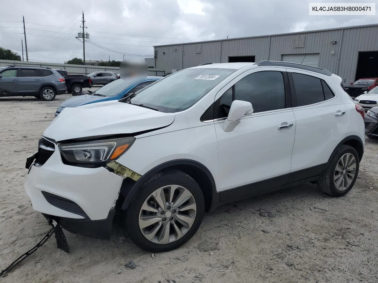 2017 Buick Encore Preferred VIN: KL4CJASB3HB000471 Lot: 70812684