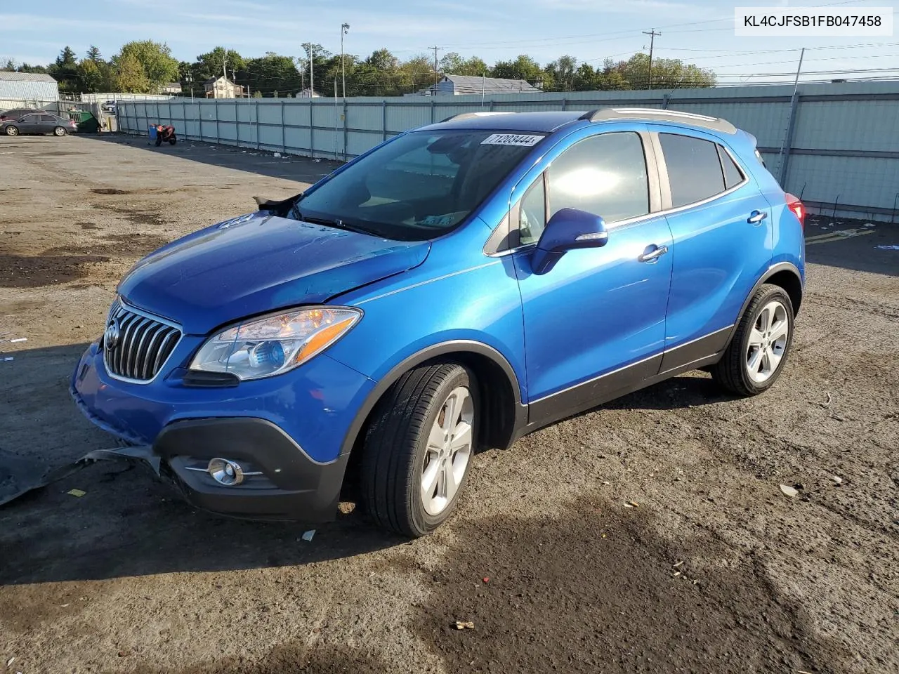 2017 Buick Encore Convenience VIN: KL4CJFSB1FB047458 Lot: 71203444