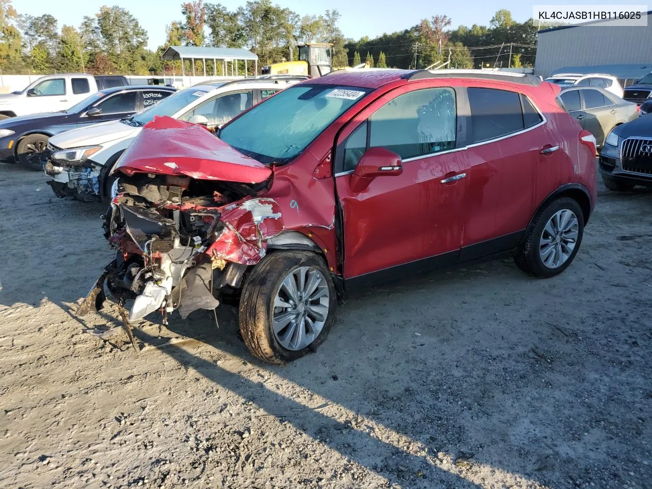 KL4CJASB1HB116025 2017 Buick Encore Preferred