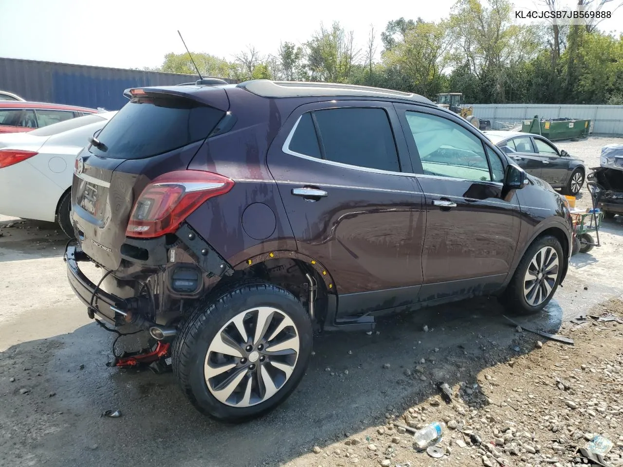 2018 Buick Encore Essence VIN: KL4CJCSB7JB569888 Lot: 71043064