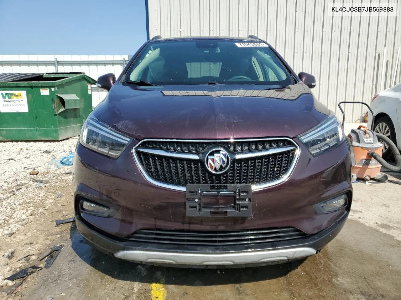 2018 Buick Encore Essence VIN: KL4CJCSB7JB569888 Lot: 71043064