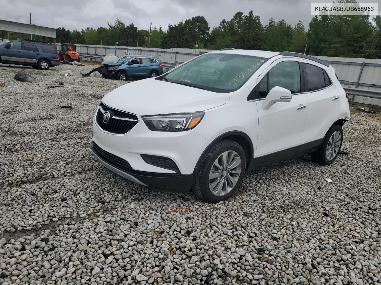 2018 Buick Encore Preferred VIN: KL4CJASB7JB658963 Lot: 71362424