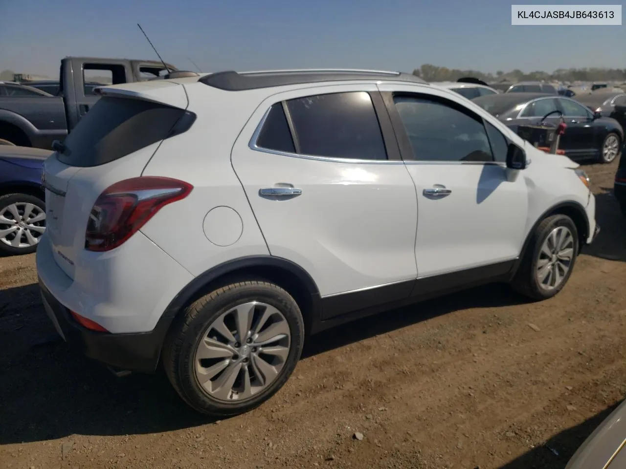 2018 Buick Encore Pre VIN: KL4CJASB4JB643613 Lot: 72283754