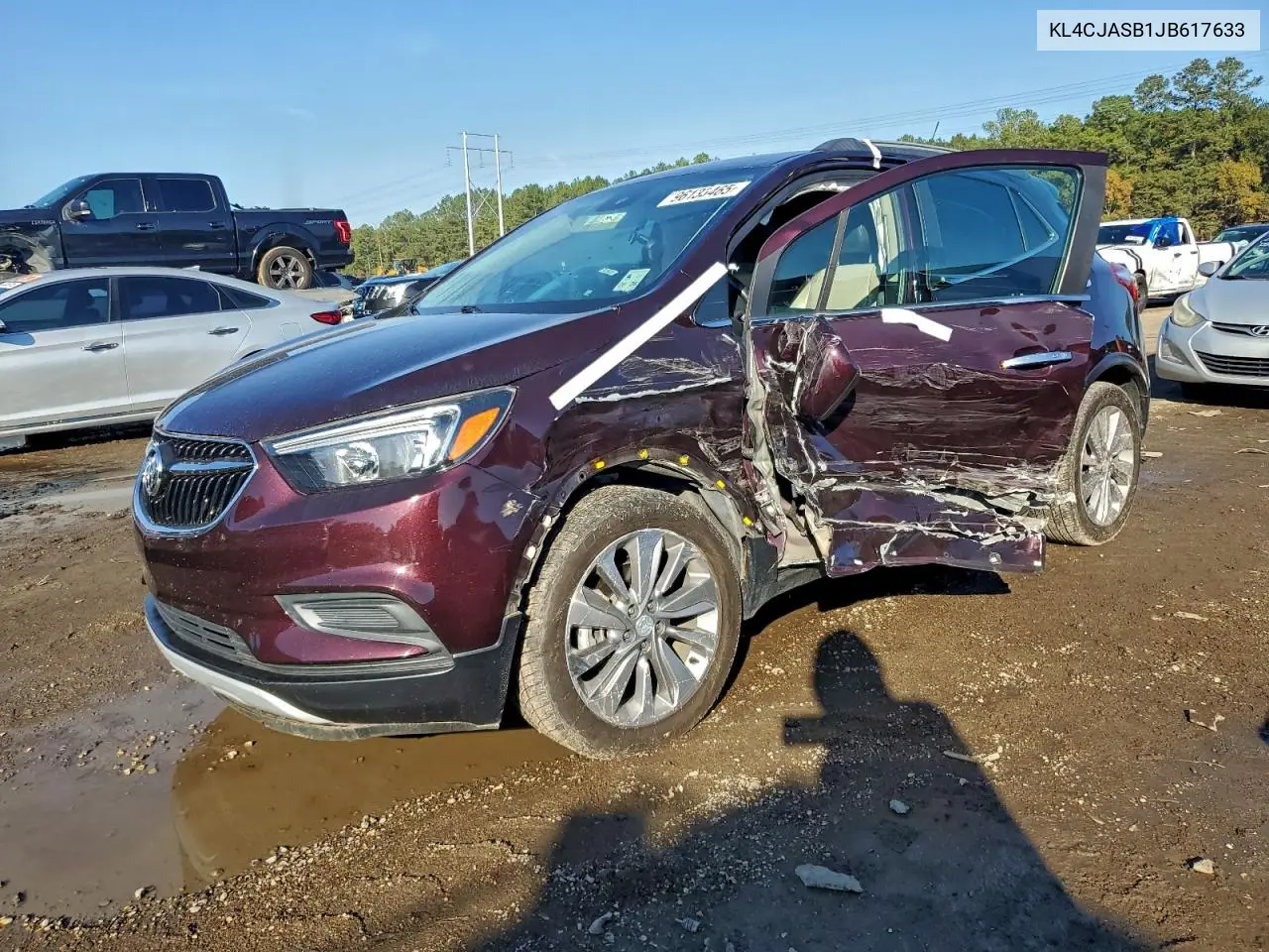 KL4CJASB1JB617633 2018 Buick Encore Preferred