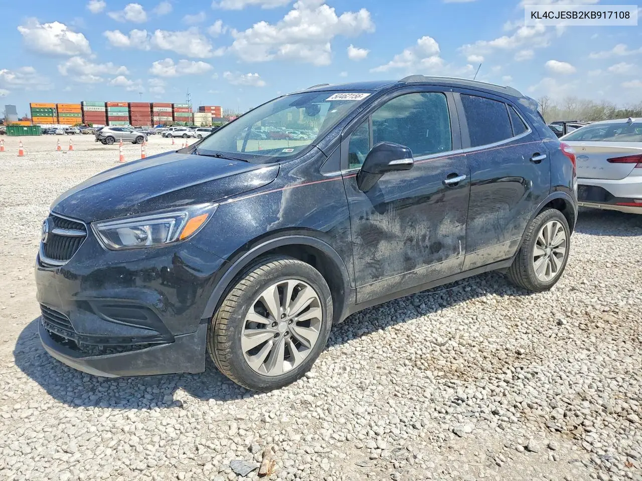 2019 Buick Encore Preferred VIN: KL4CJESB2KB917108 Lot: 50462156