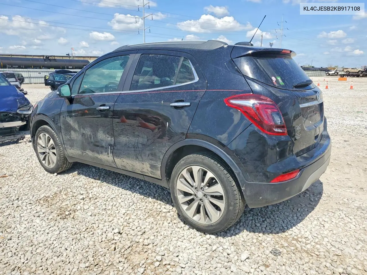 2019 Buick Encore Preferred VIN: KL4CJESB2KB917108 Lot: 50462156
