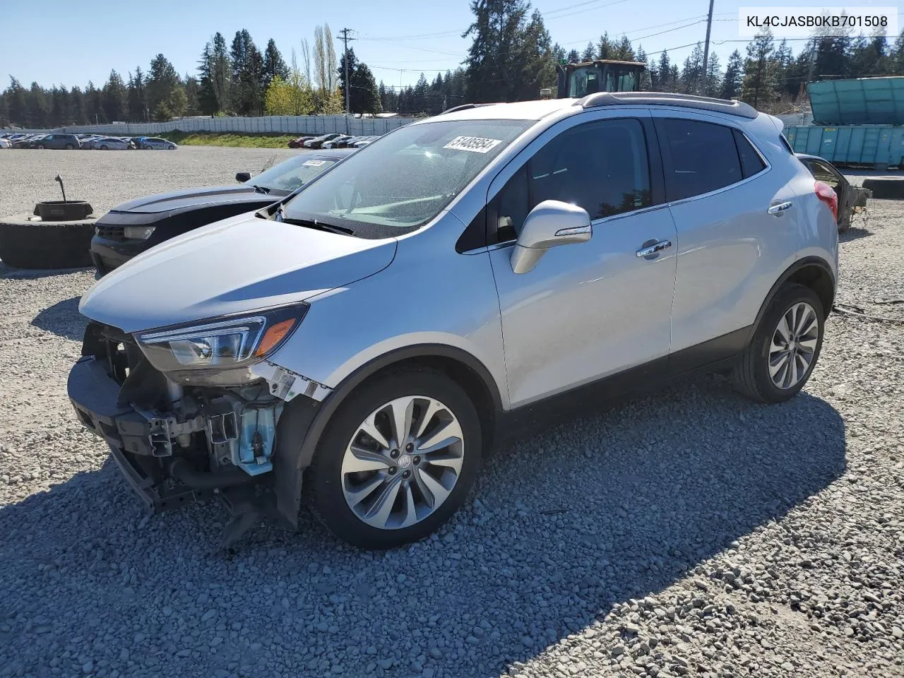 2019 Buick Encore Preferred VIN: KL4CJASB0KB701508 Lot: 51485954