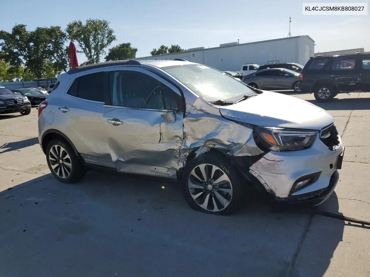 2019 Buick Encore Essence VIN: KL4CJCSM8KB808027 Lot: 54033994