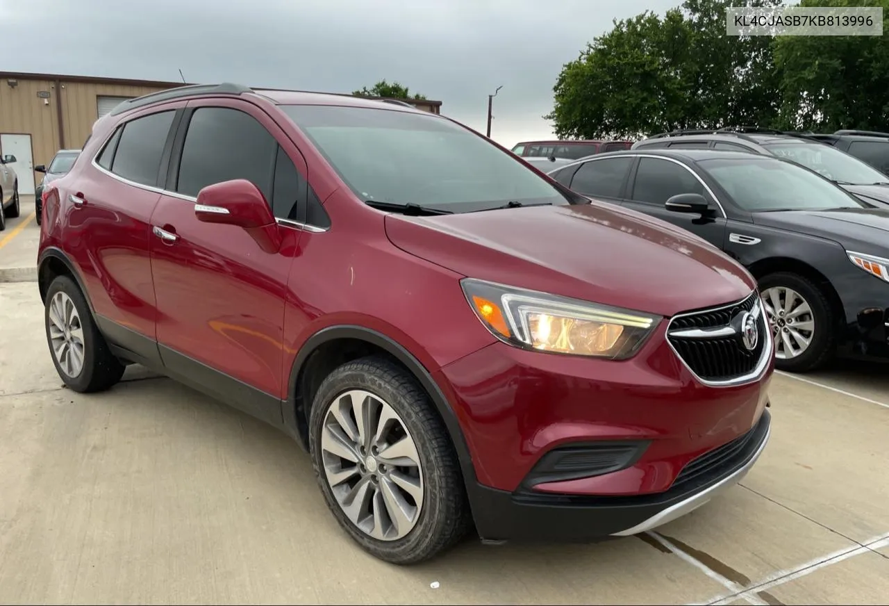 KL4CJASB7KB813996 2019 Buick Encore Preferred