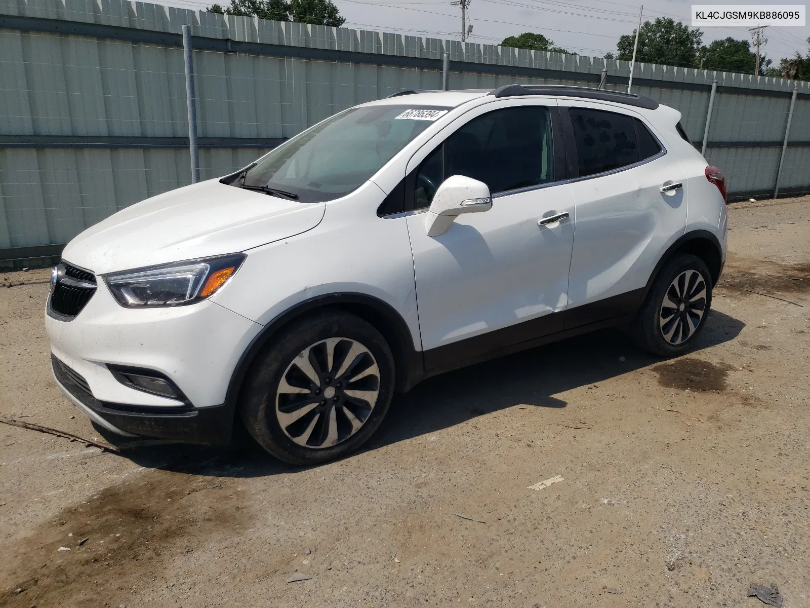 2019 Buick Encore Essence VIN: KL4CJGSM9KB886095 Lot: 66786394