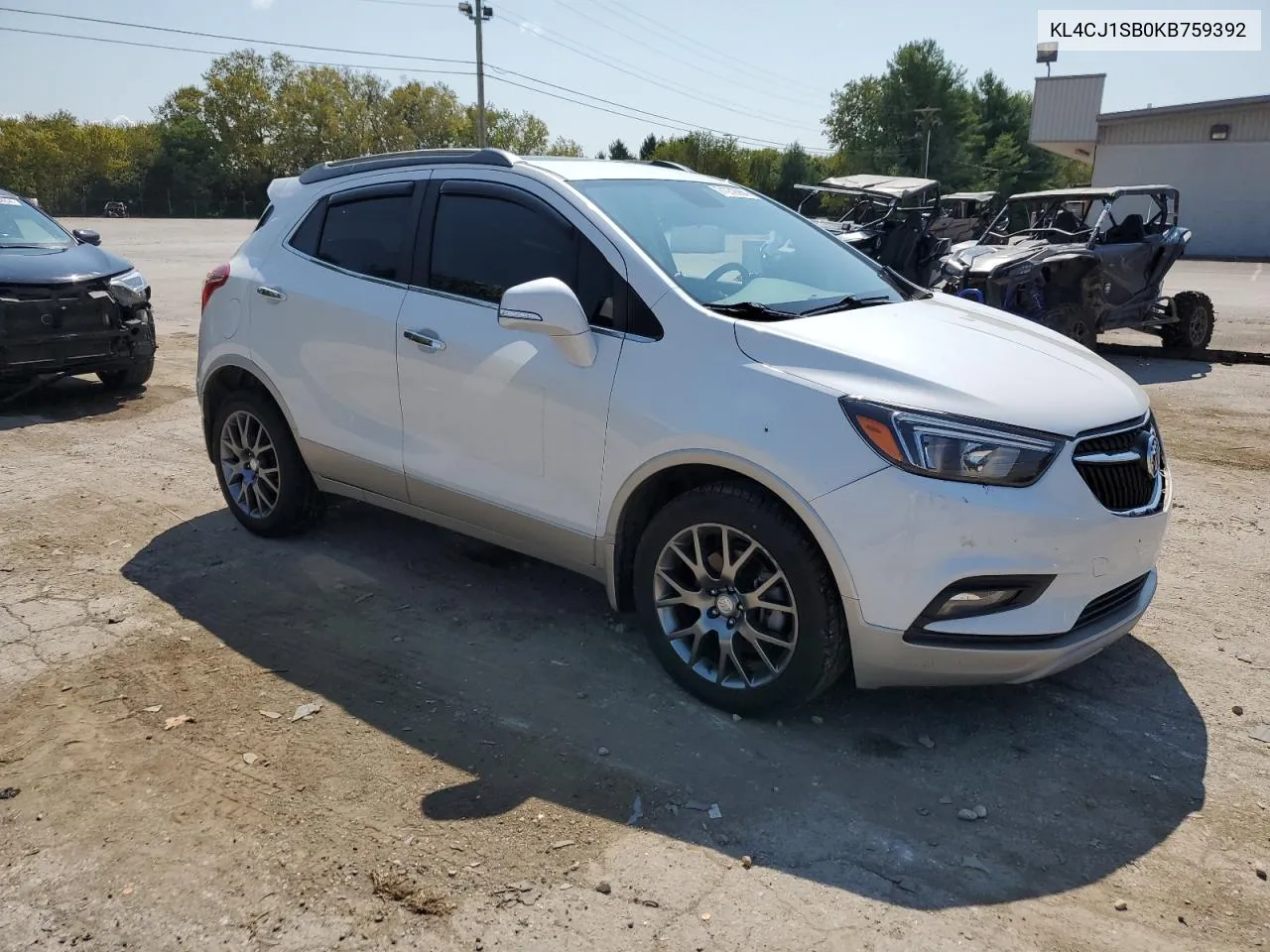 2019 Buick Encore Sport Touring VIN: KL4CJ1SB0KB759392 Lot: 71279964