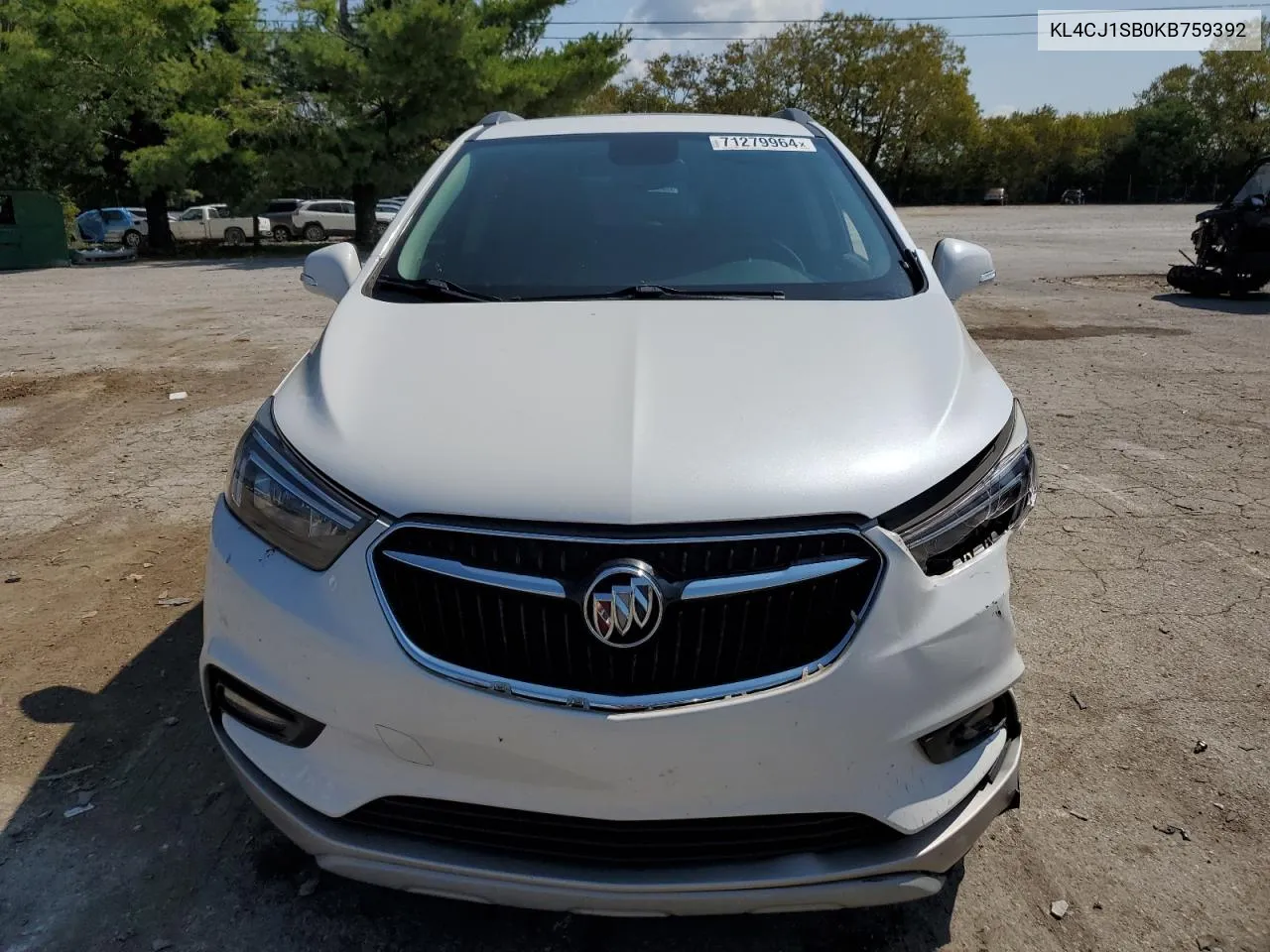 2019 Buick Encore Sport Touring VIN: KL4CJ1SB0KB759392 Lot: 71279964